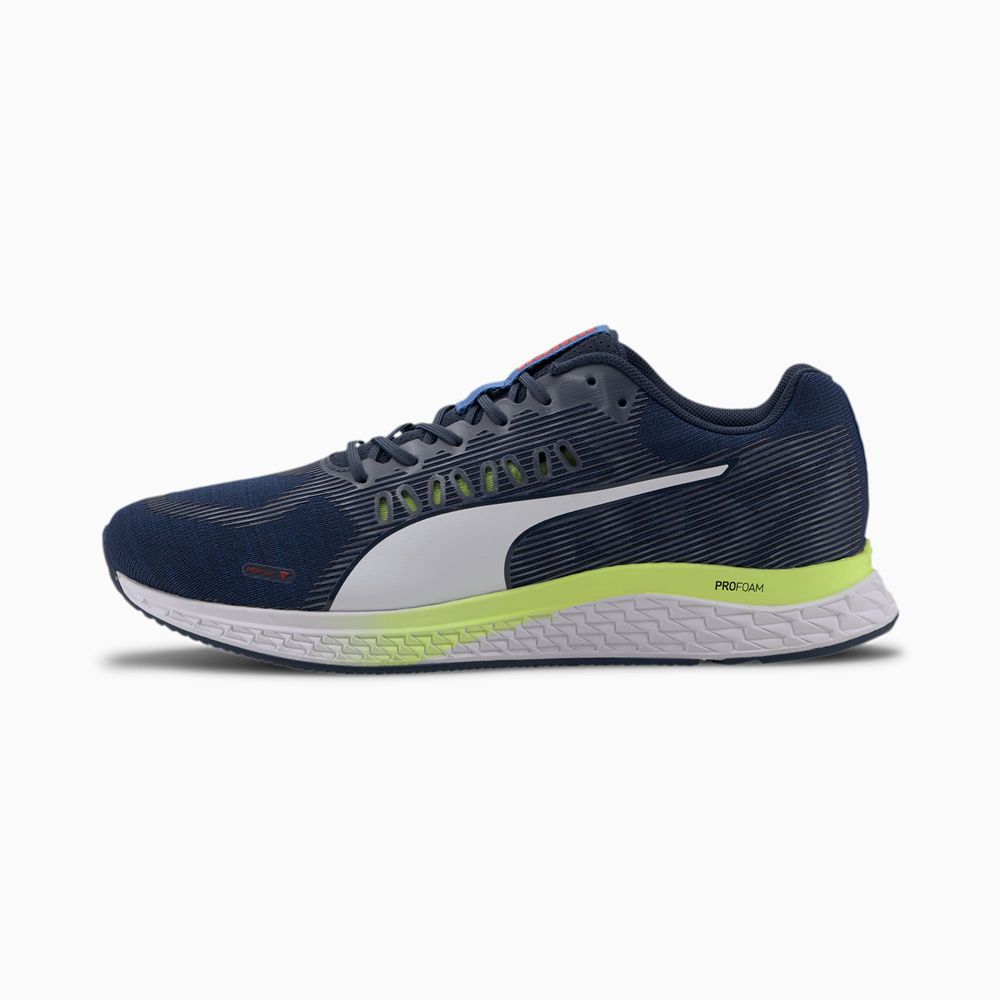 Puma SPEED Sutamina Férfi Futócipő - Kék/Sárga/Fehér ( Hungary - ZENJT5461 )
